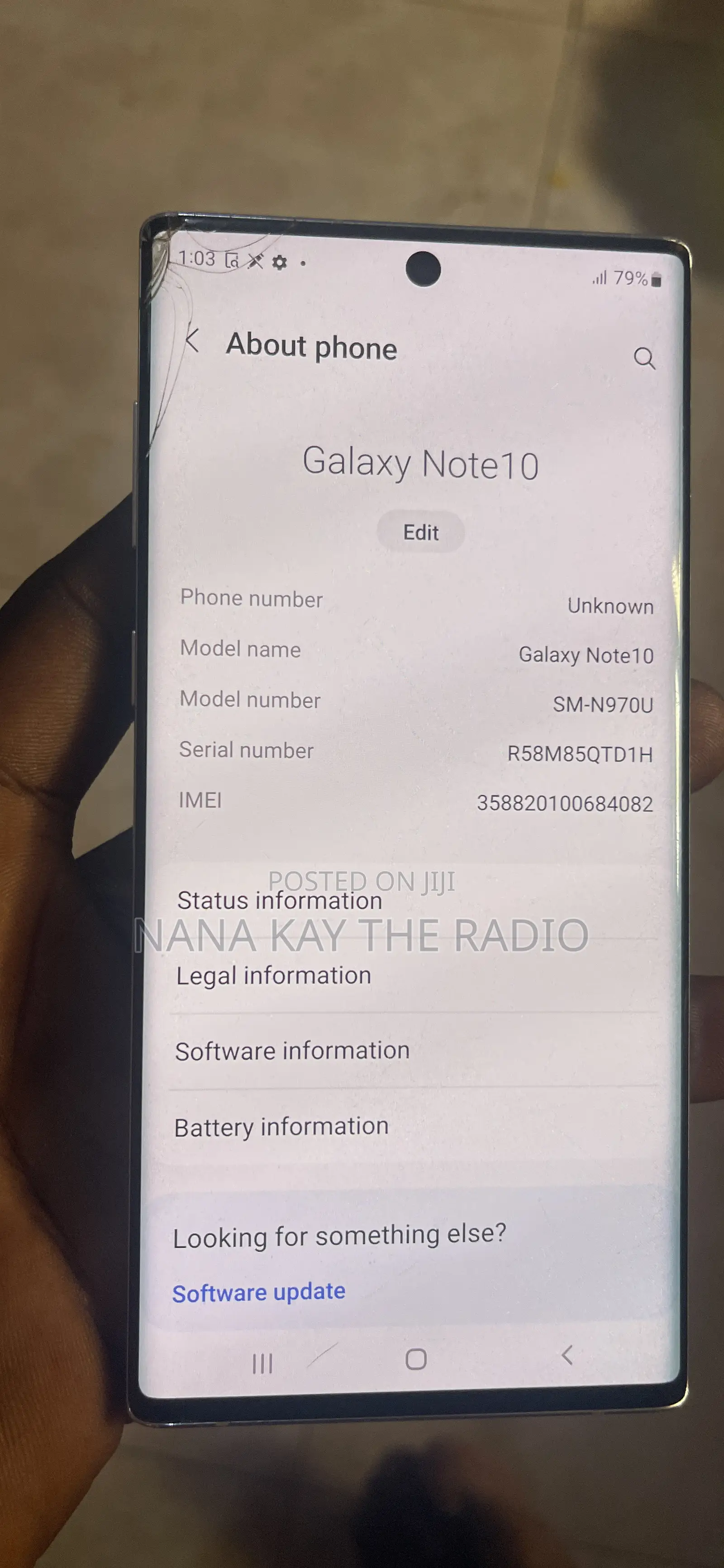 Samsung Galaxy Note 10 5G 256 GB White