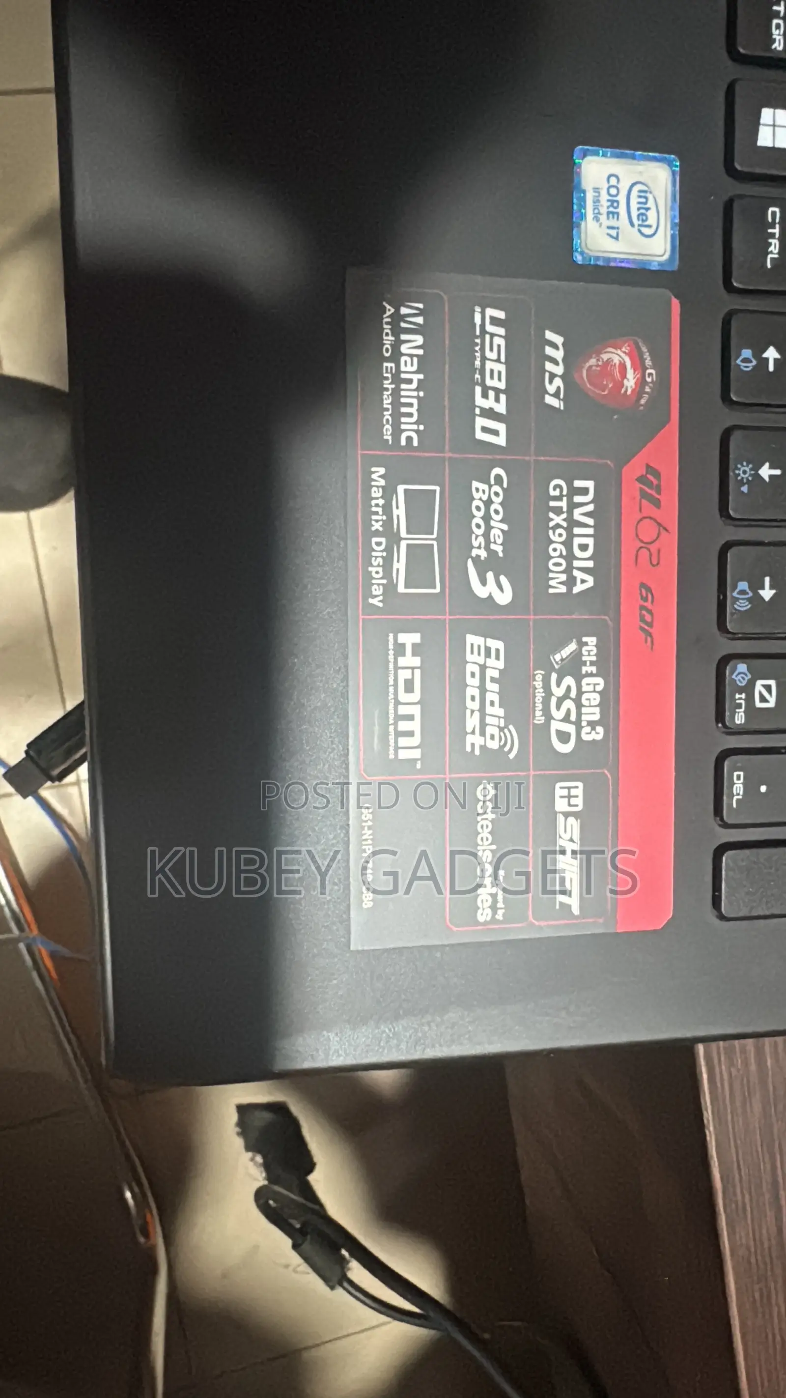 Laptop MSI 12GB Intel Core i7 HDD+SSD 1T