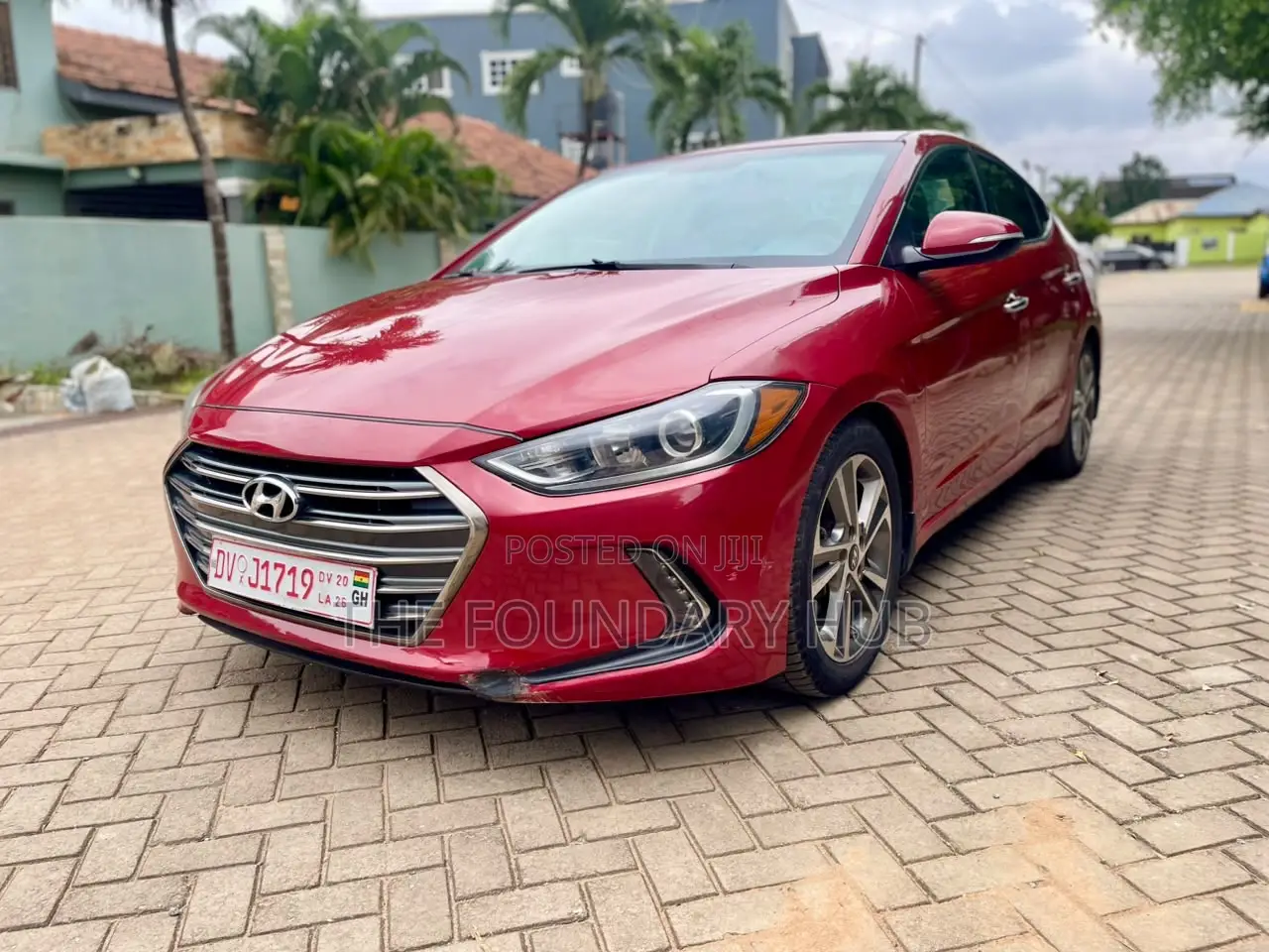 Hyundai Elantra Limited Sedan FWD (2.0L 4cyl 6A) 2017 Red