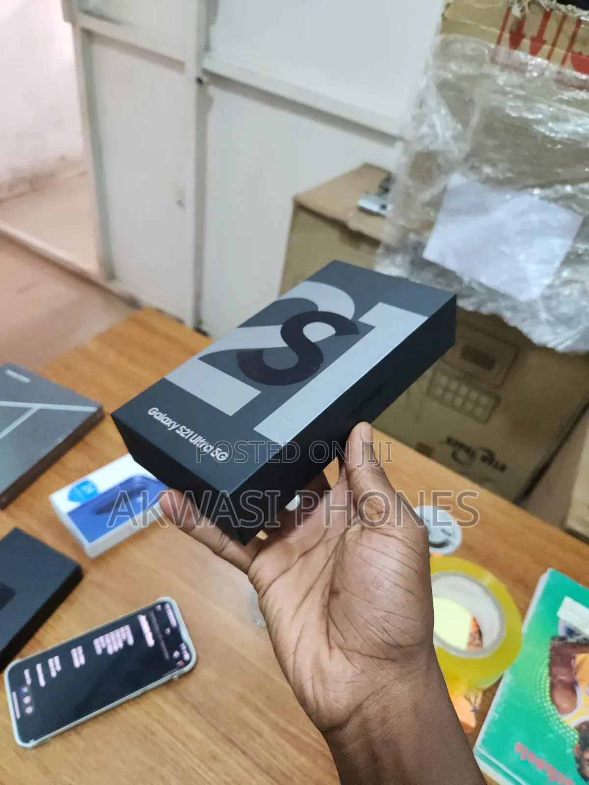 New Samsung Galaxy S21 Ultra 5G 128 GB Black