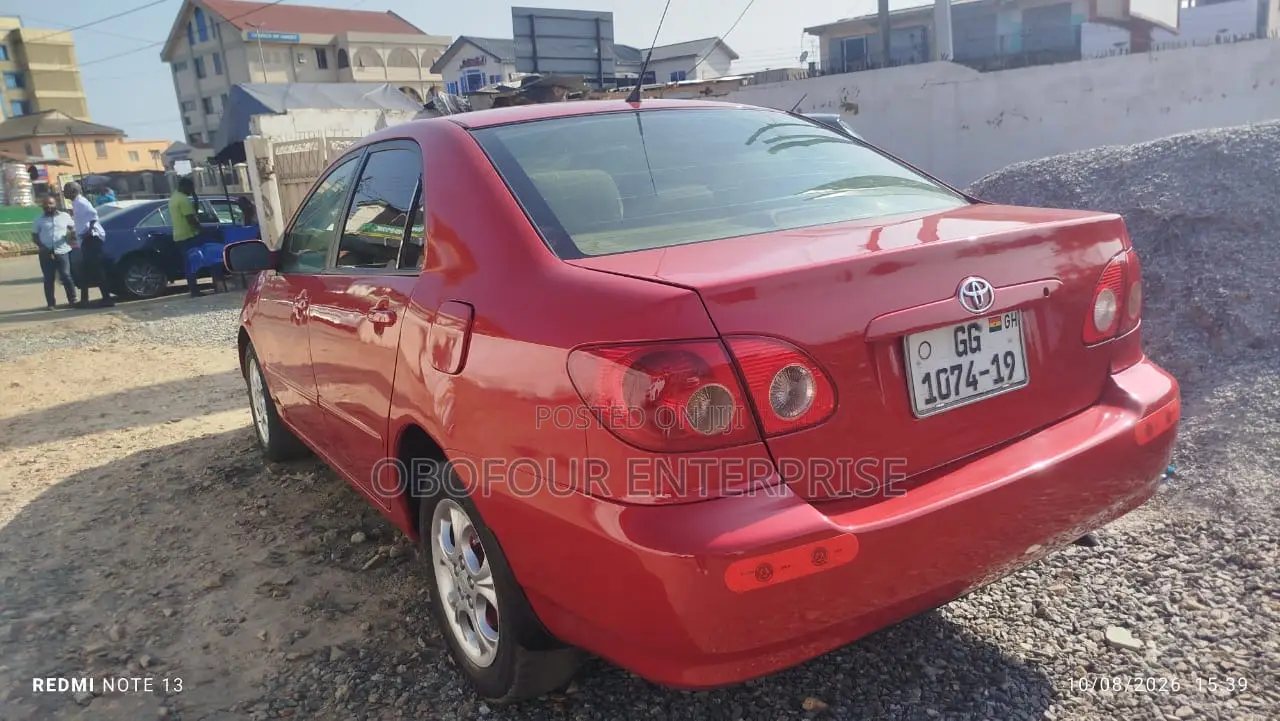 Toyota Corolla LE 2007 Red