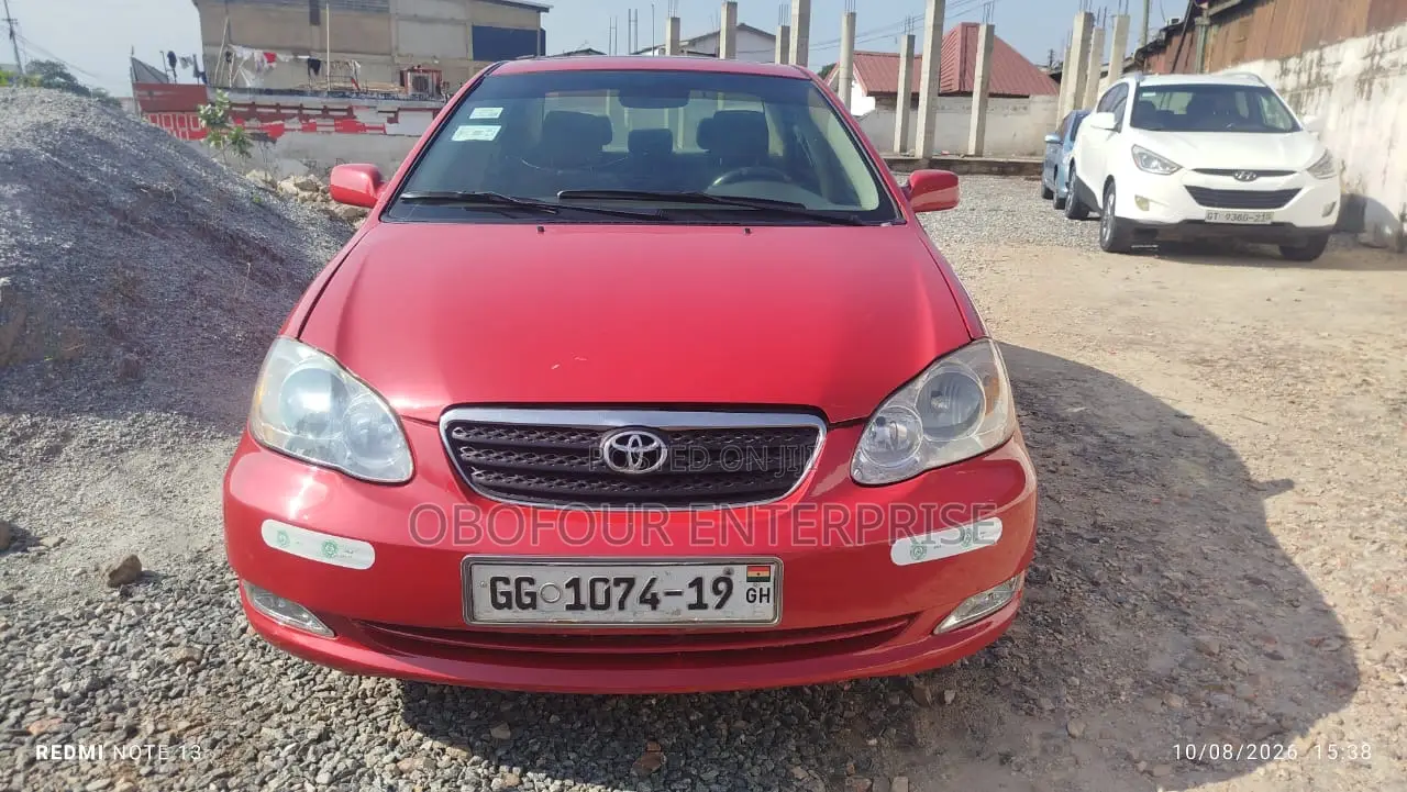 Toyota Corolla LE 2007 Red