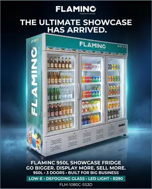 950L 3 Doors Display Fridge