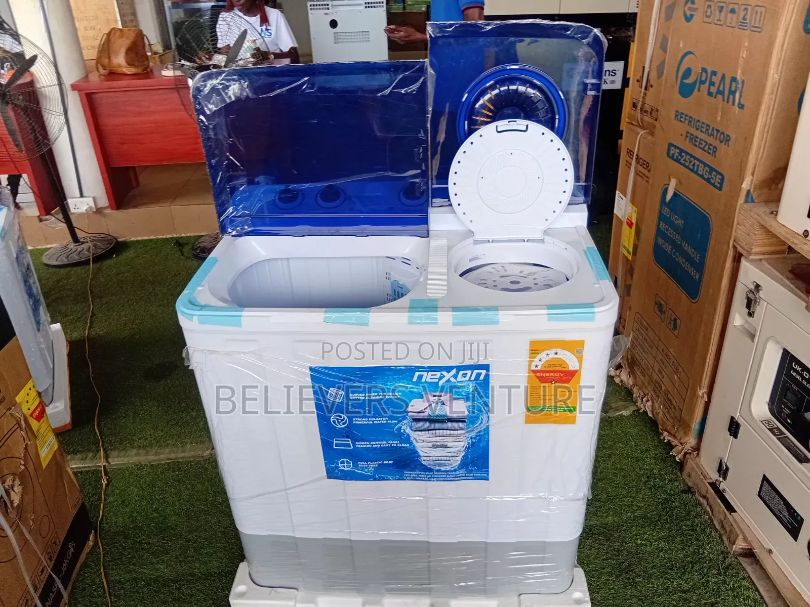 Nexon 12KG Washing Machine – Fast Wash Spin Dryer 12KG