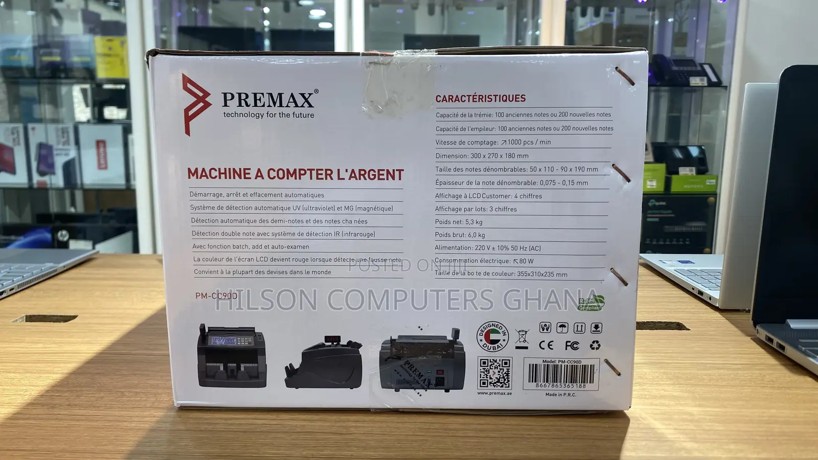 Premax Money Counting Machine, PM-CC90D, UV MG Detection