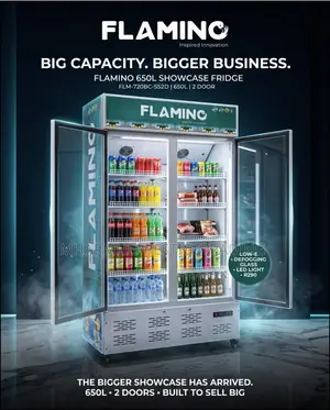 2 Dorrs Display Fridge