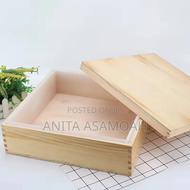 8kg Silicone Soap Mold With Wooden Frame and Cover