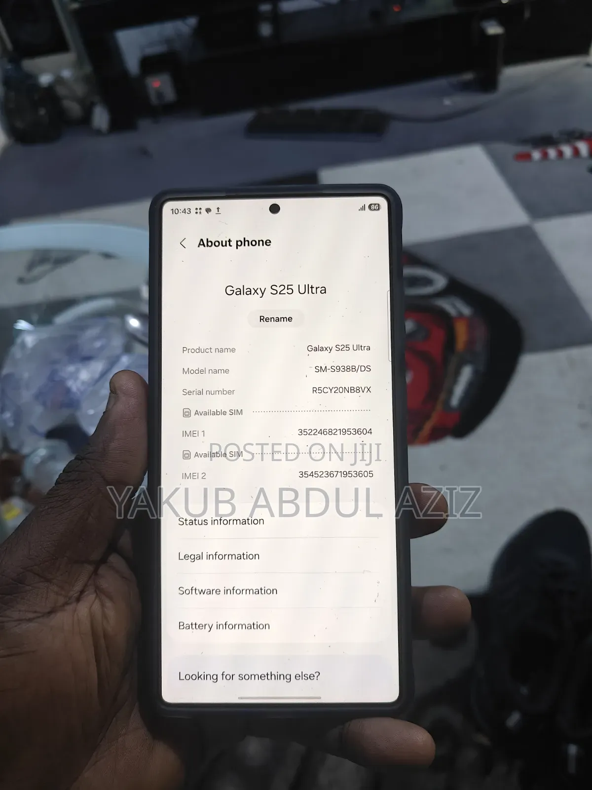 Samsung Galaxy S25 Ultra 256 GB Gray