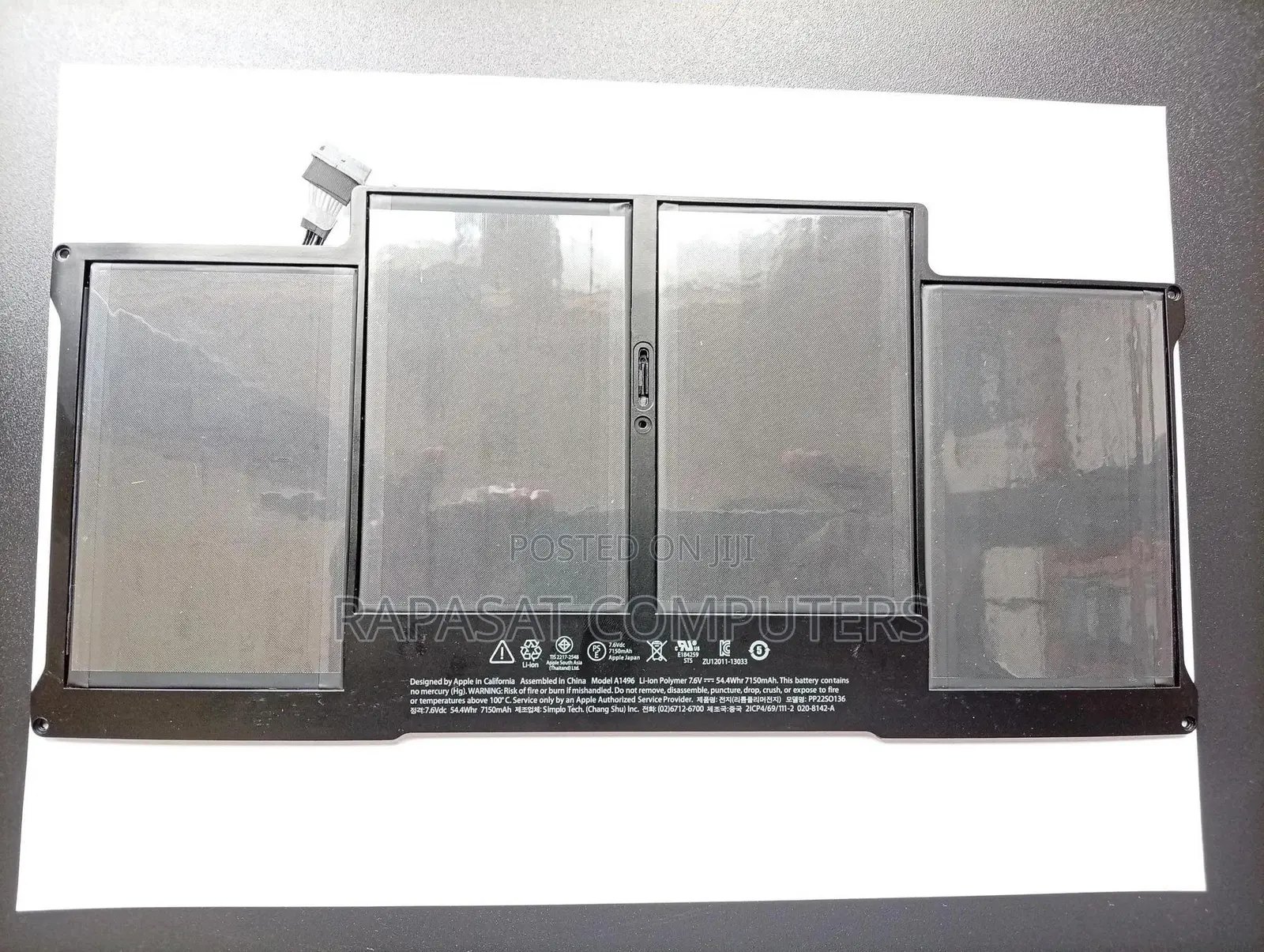 New Arrival Macbook A1496 Battery