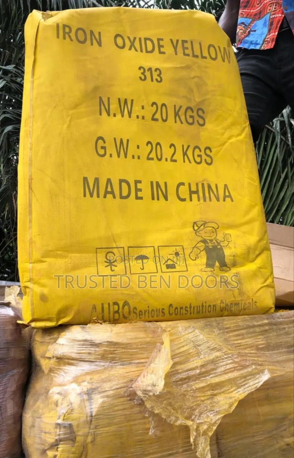 Yellow Iron Oxide Colour Pigment for Flooring Works