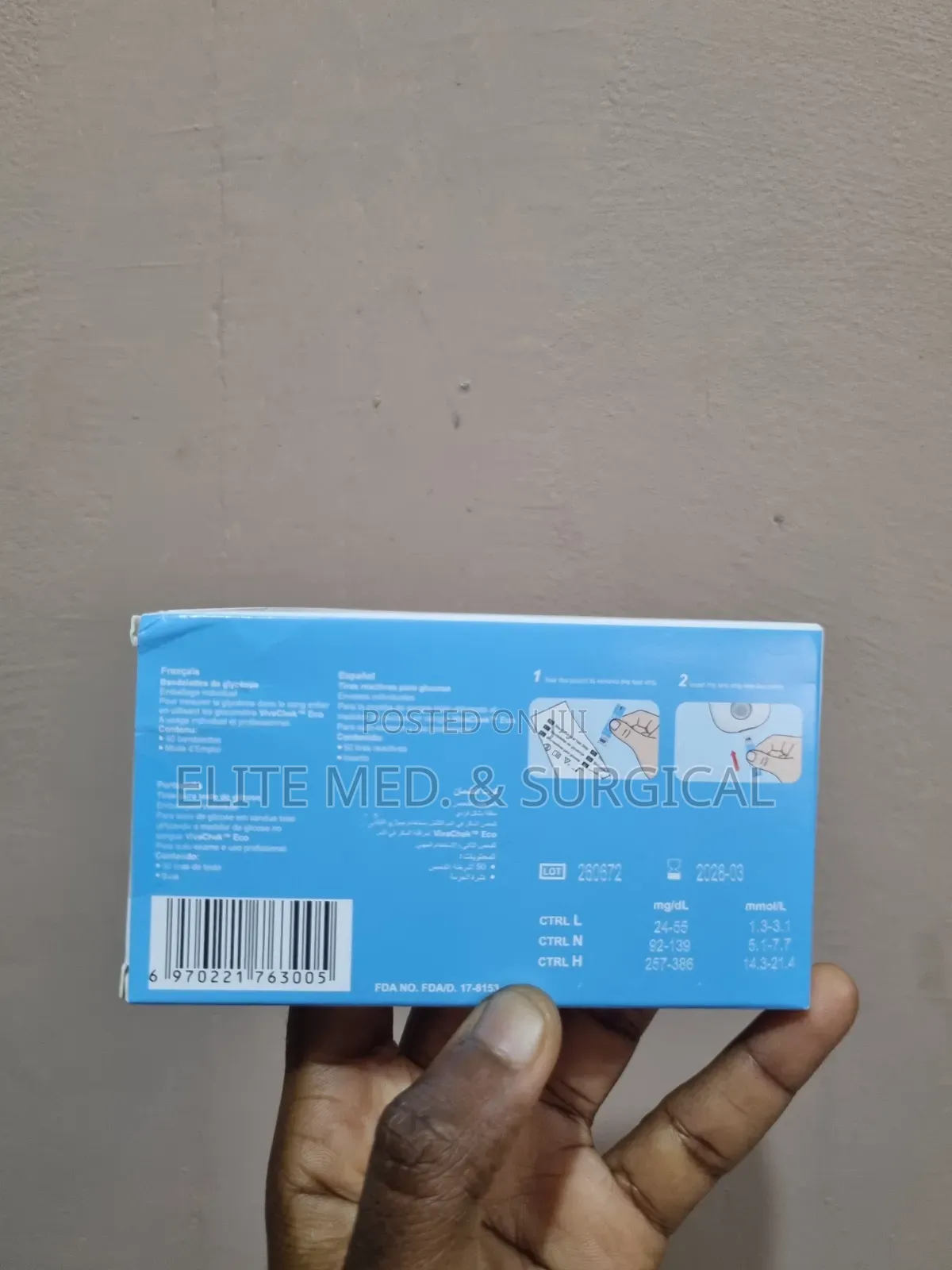 Blood Glucose Test Strips