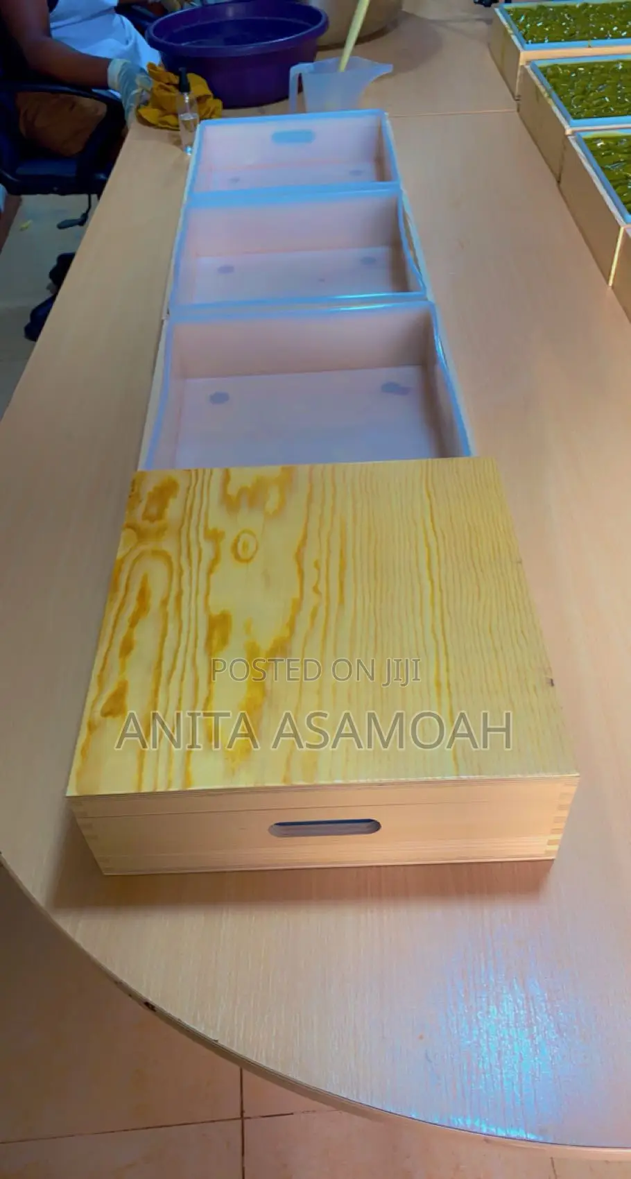 8kg Silicone Soap Mold With Wooden Frame and Cover
