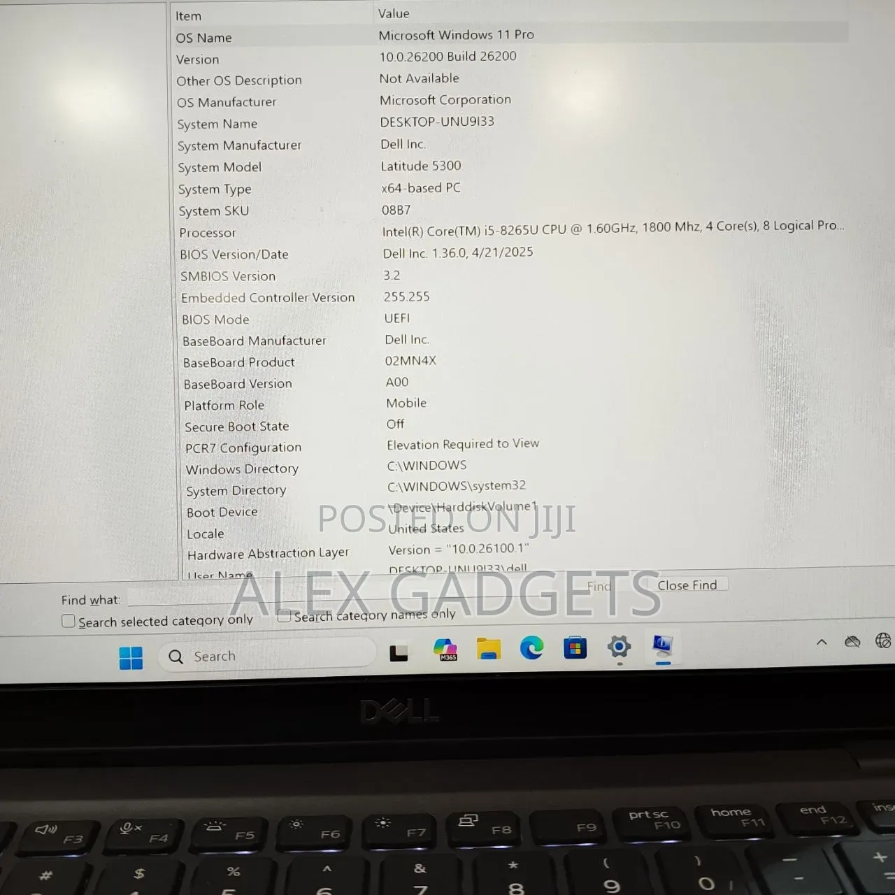 Laptop Dell Latitude 5300 8GB Intel Core i5 SSD 256GB