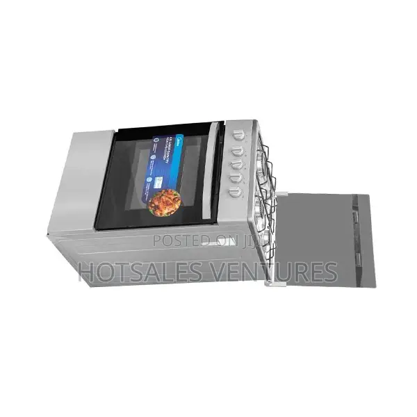 QUALITY Midea 4 Burner SILVER Gas Cooker - SP5055T082-S