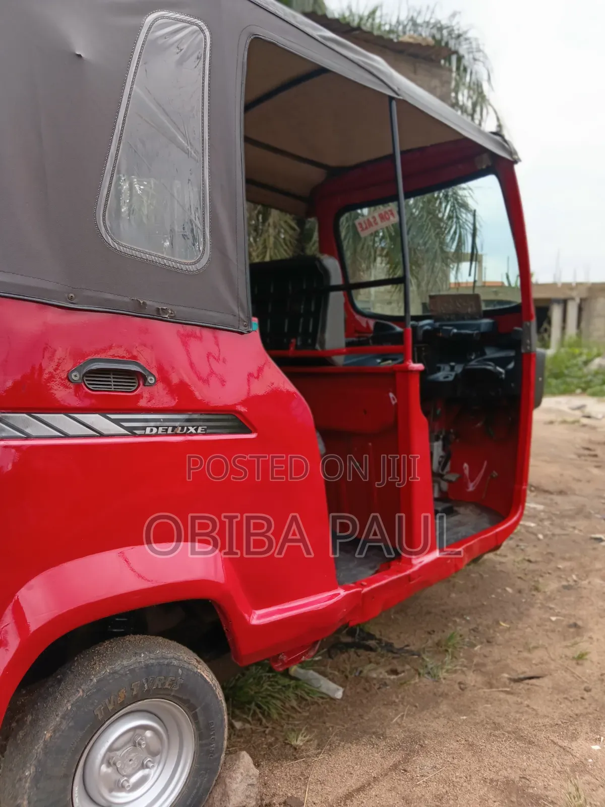 TVS King Deluxe Plus iTouch Start 2024 Red