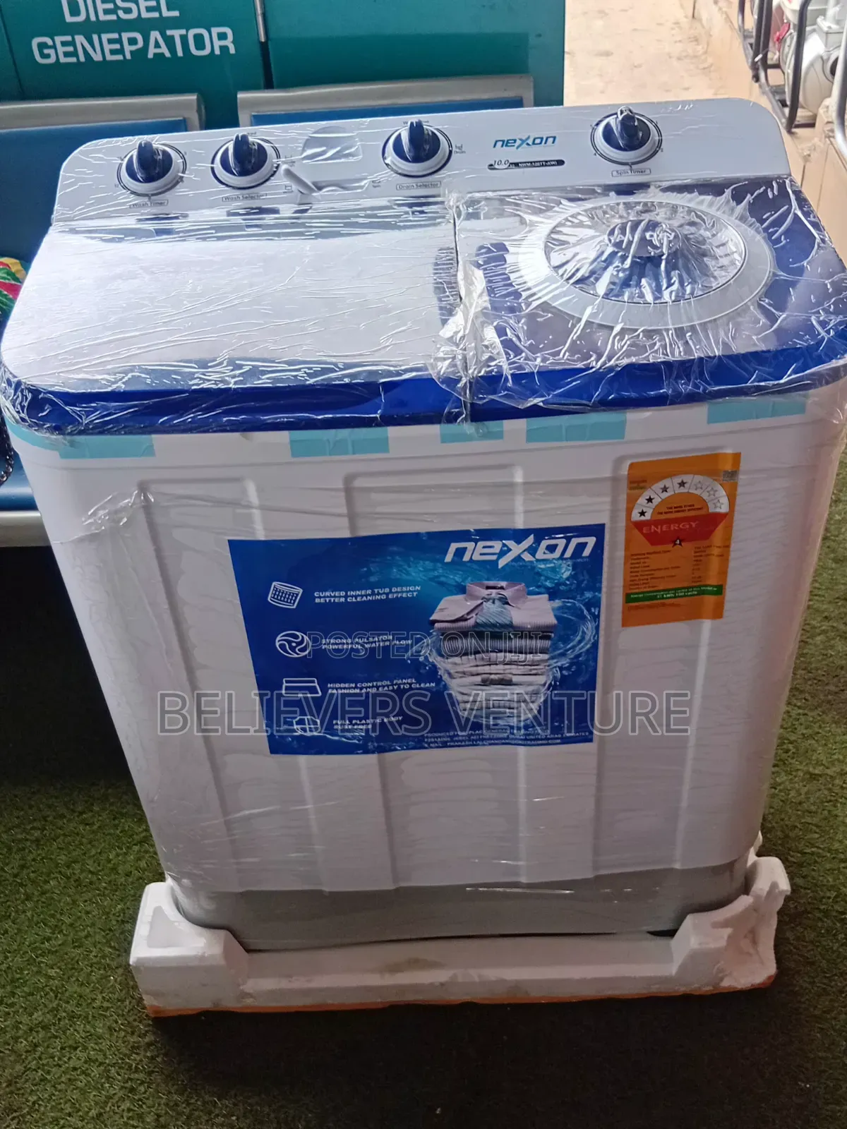 Nexon 10KG Top Load Washing Machine – Fast Efficient 10kg
