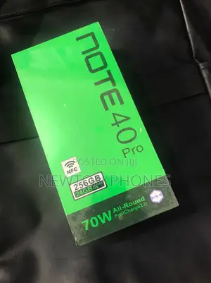 New Infinix Note 40 Pro 256 GB Black