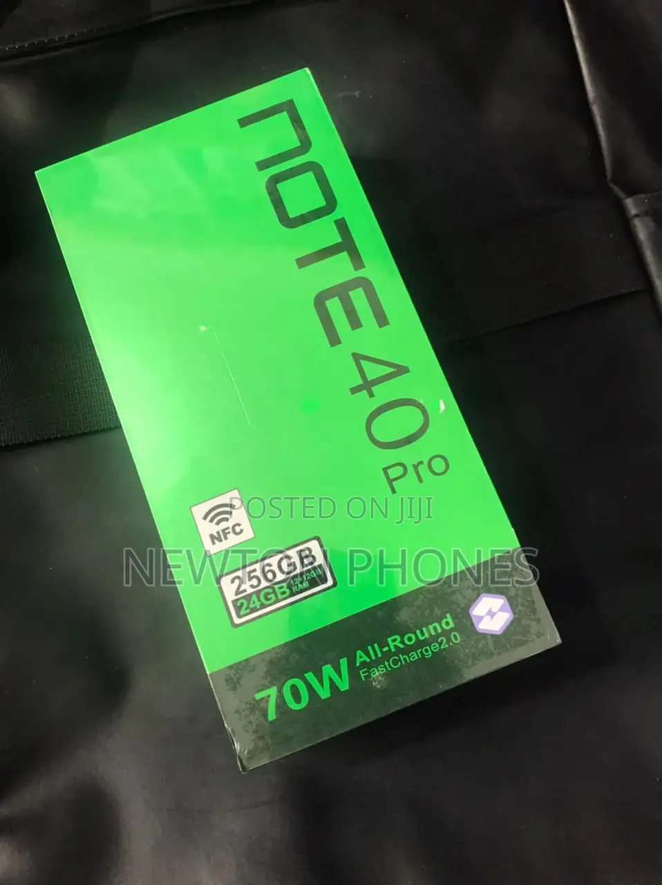 New Infinix Note 40 Pro 256 GB Black