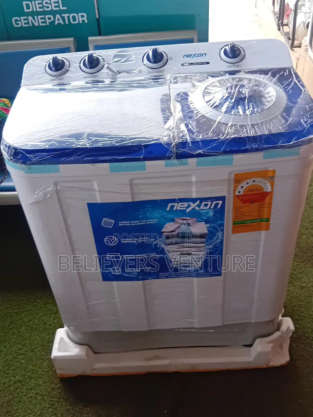 Nexon 10KG Washing Machine – Family Size Laundry 10kg