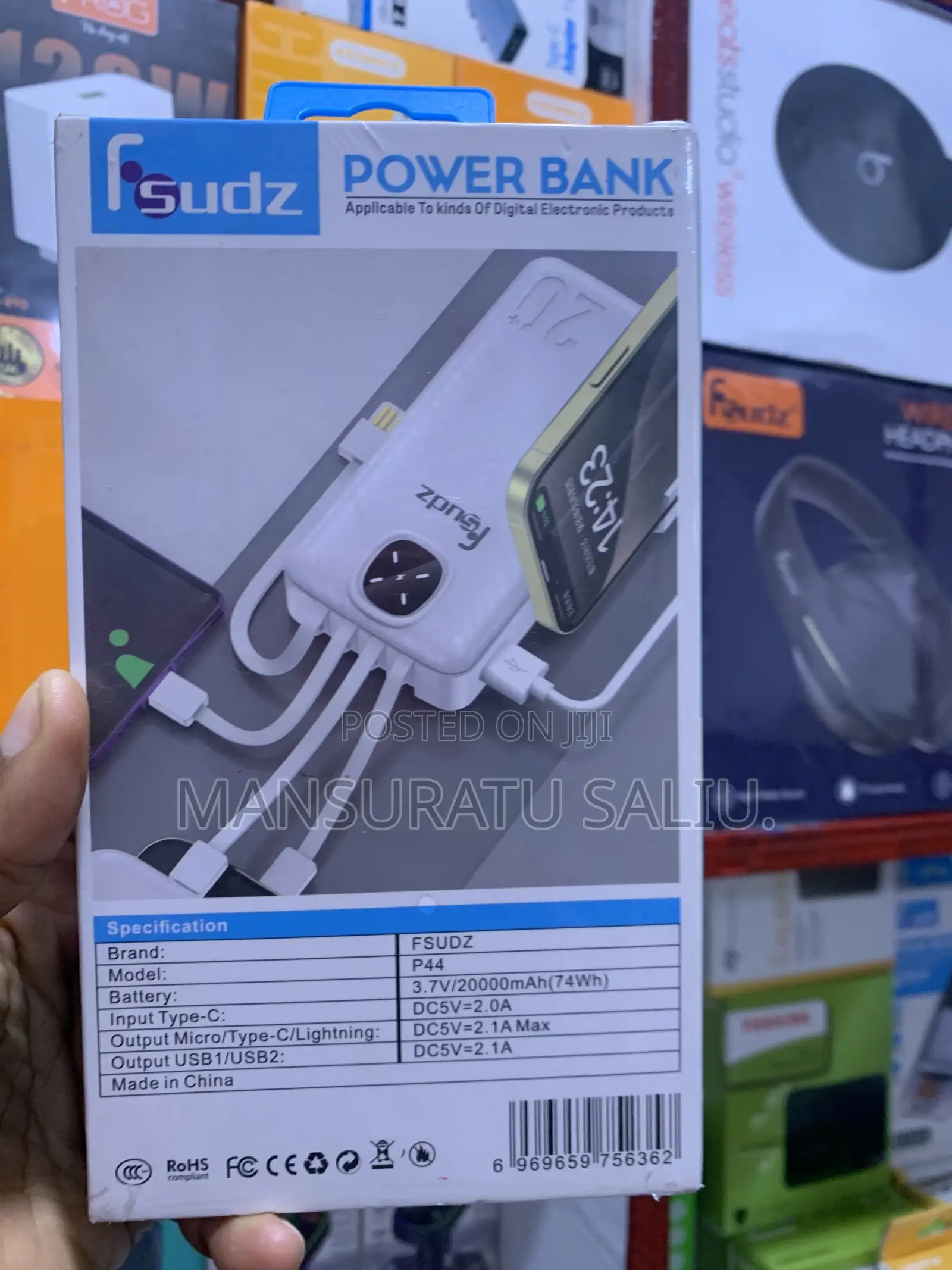 Original Fsudz 20000 Watts Power Bank