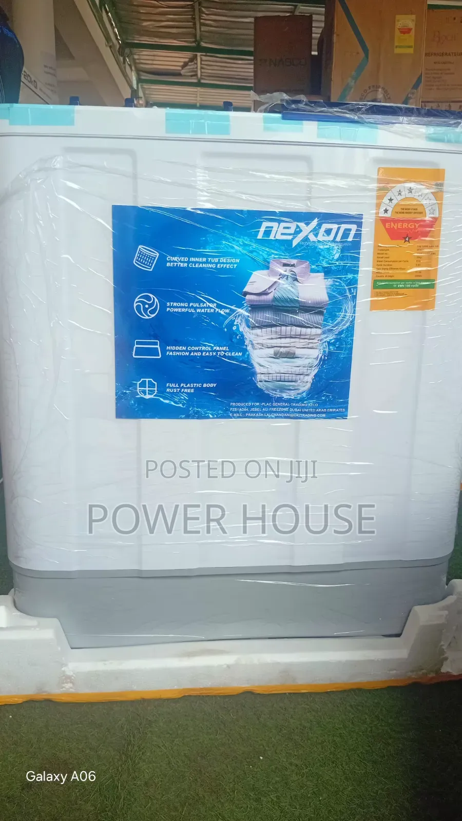 Nexon 10KG Powerful Laundry Washer Large Capacity, Durable Performance