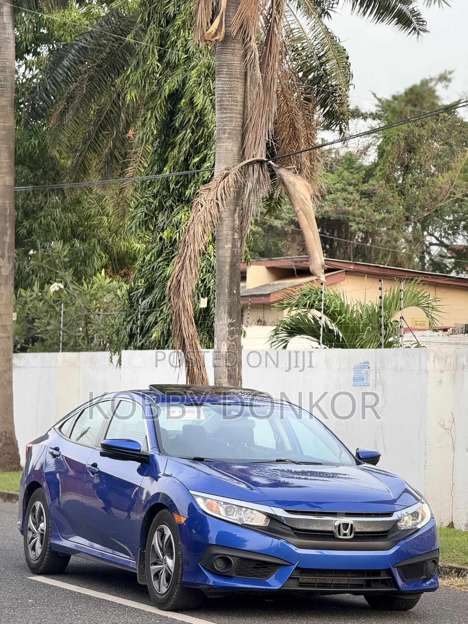 Honda Civic EX 4dr Sedan (2.0L 4cyl) 2017 Blue