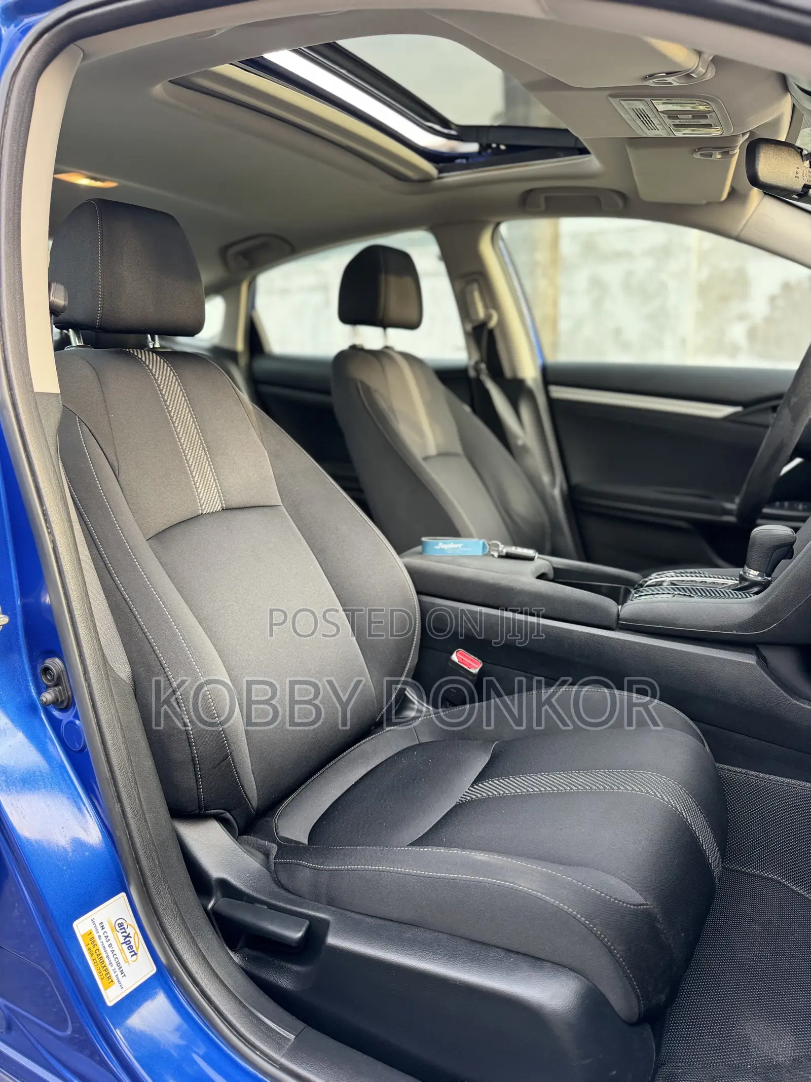 Honda Civic EX 4dr Sedan (2.0L 4cyl) 2017 Blue