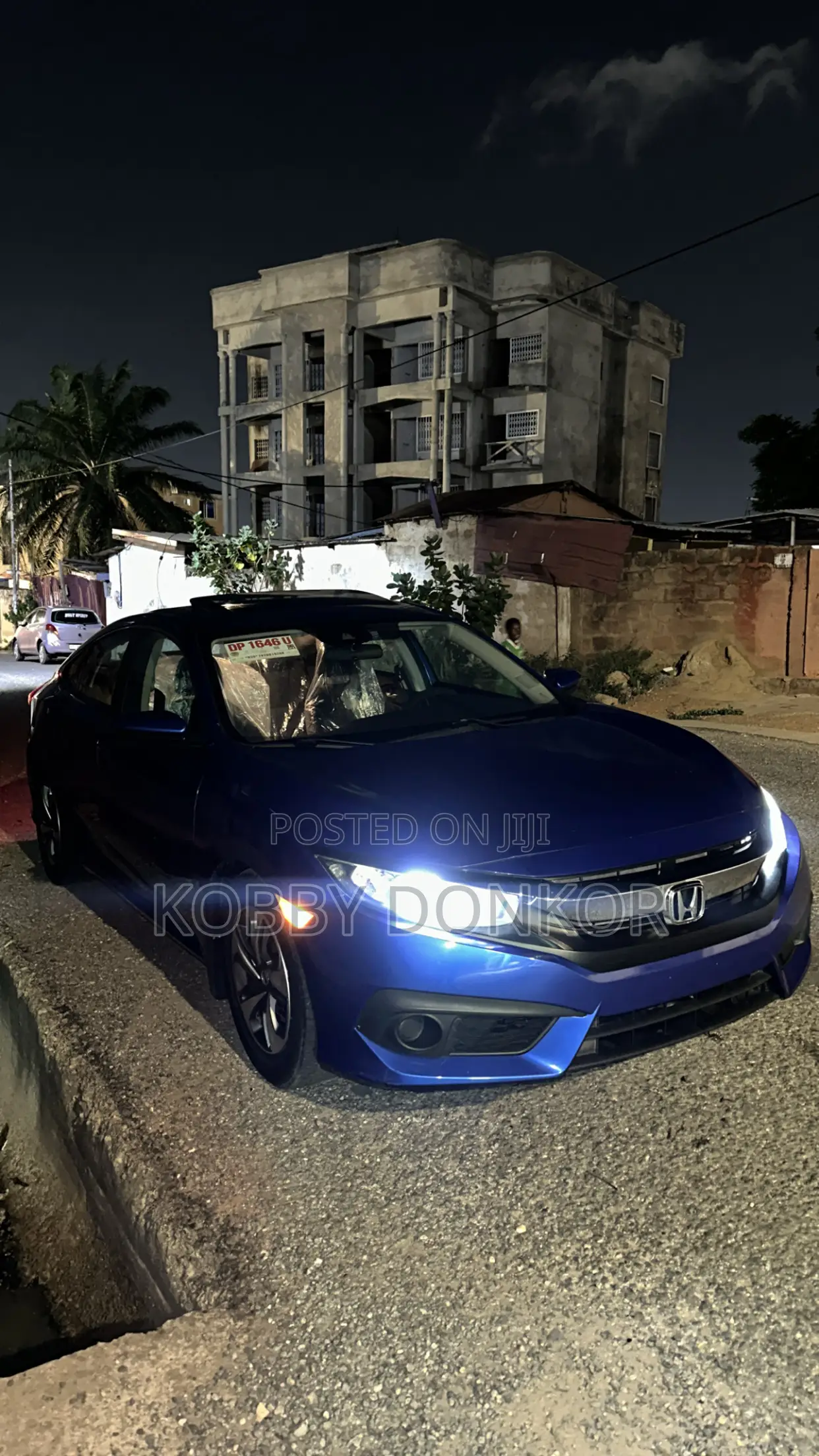 Honda Civic EX 4dr Sedan (2.0L 4cyl) 2017 Blue