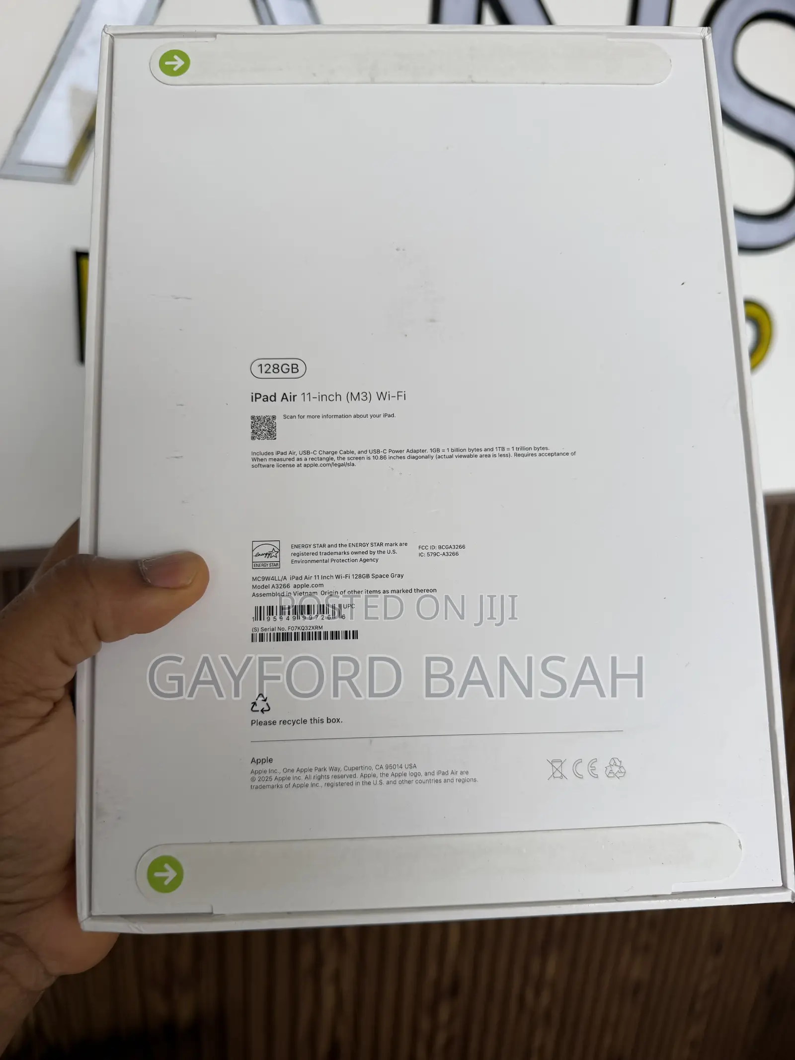 New Apple iPad Air 128 GB Gray