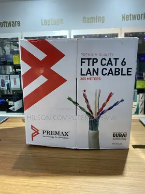 Premax Cat6 FTP Cable 305 Meter - Grey