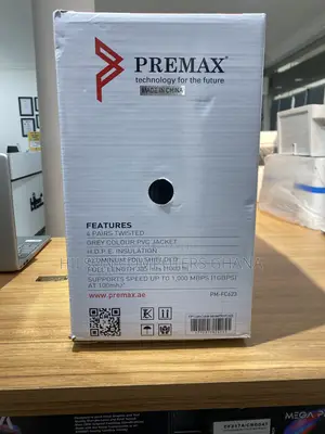 Premax Cat6 FTP Cable 305 Meter - Grey