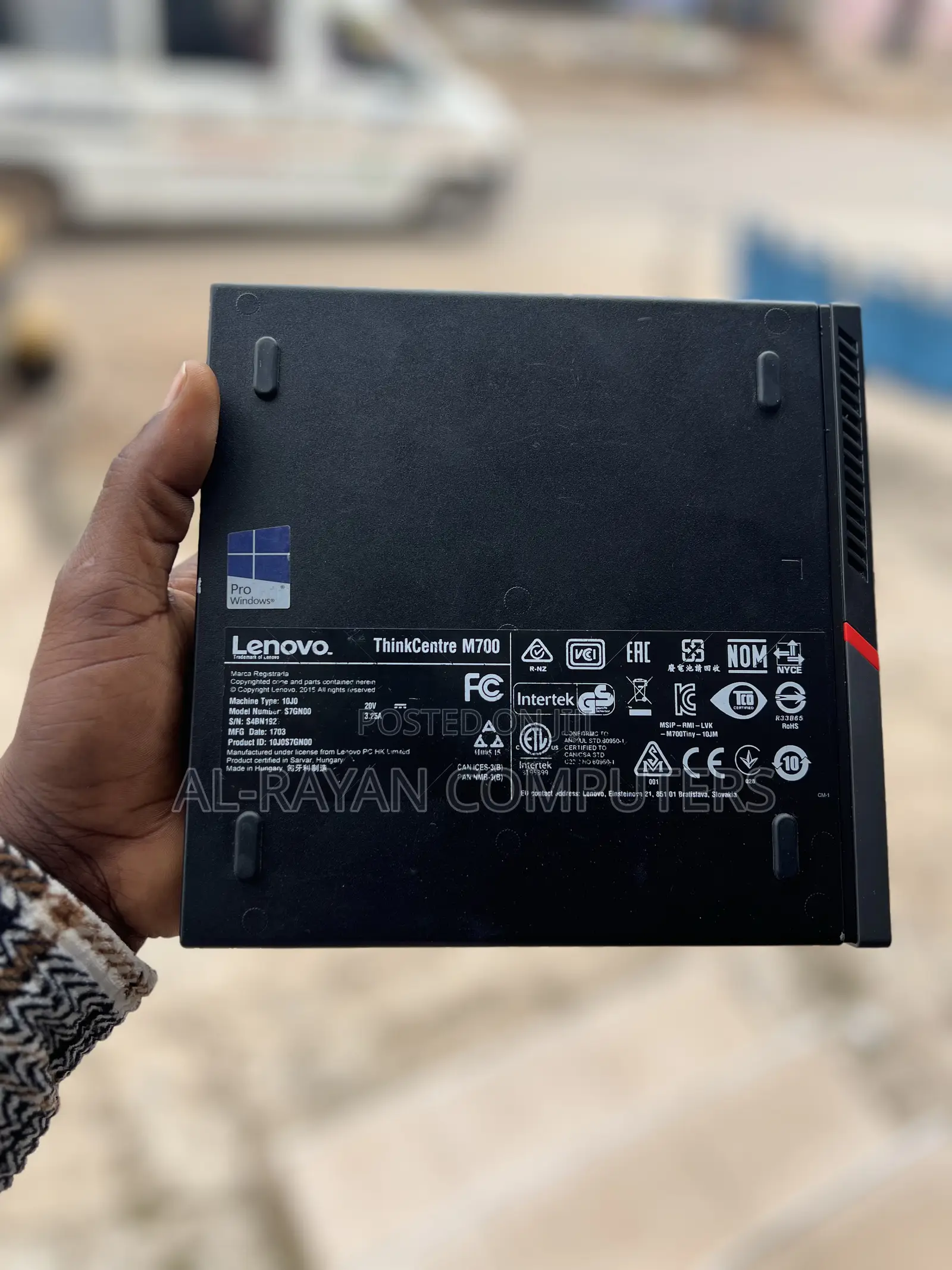 New Lenovo ThinkCentre M700 8GB Intel Core i3 HDD+SSD 500GB