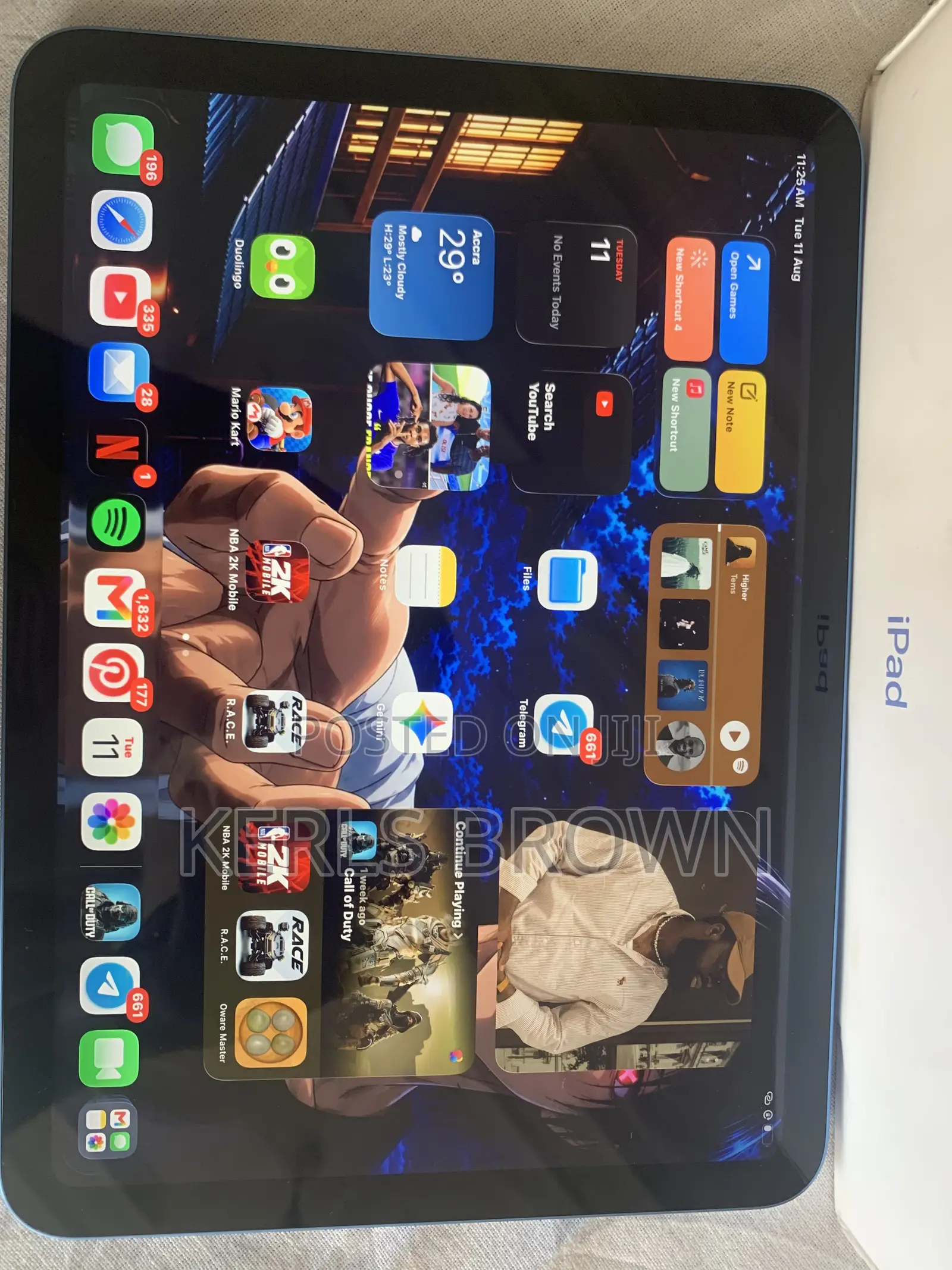 Apple iPad (2025) 128 GB Blue