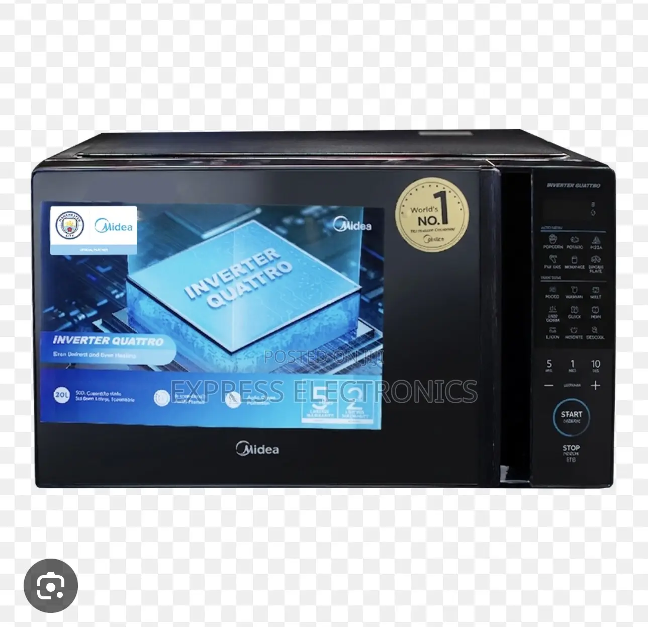 Highly Recommended Midea 30 LTRS Solo Digital Microwave (EM9P032MO-B)