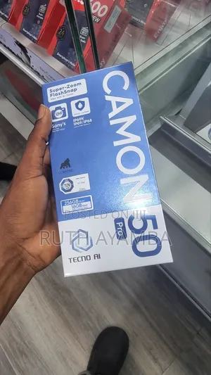 New Tecno Camon 50 Pro 256 GB Black