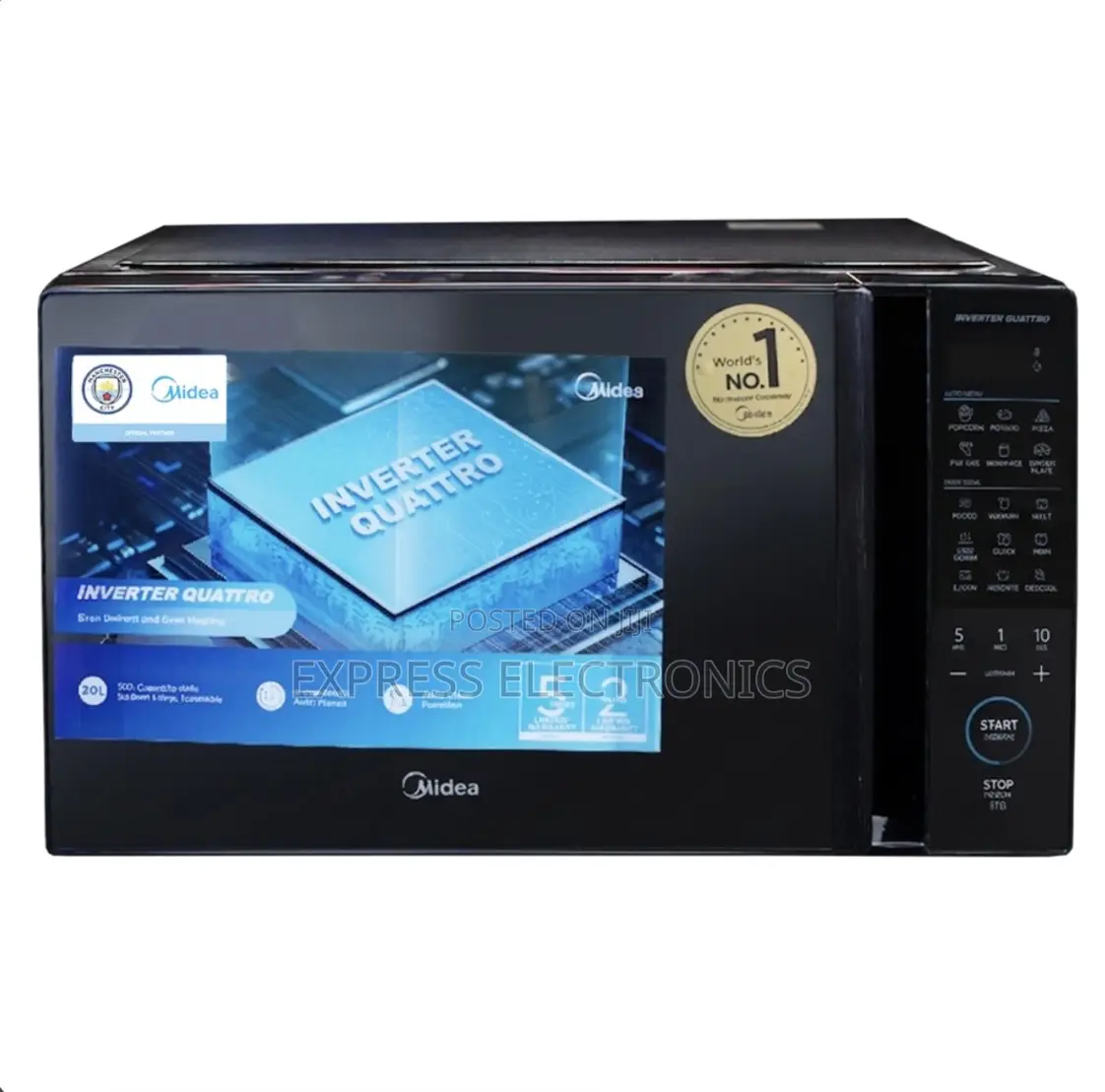 Grab the New Midea 30 LTRS Solo Digital Microwave - Black (EM9P032MO-B