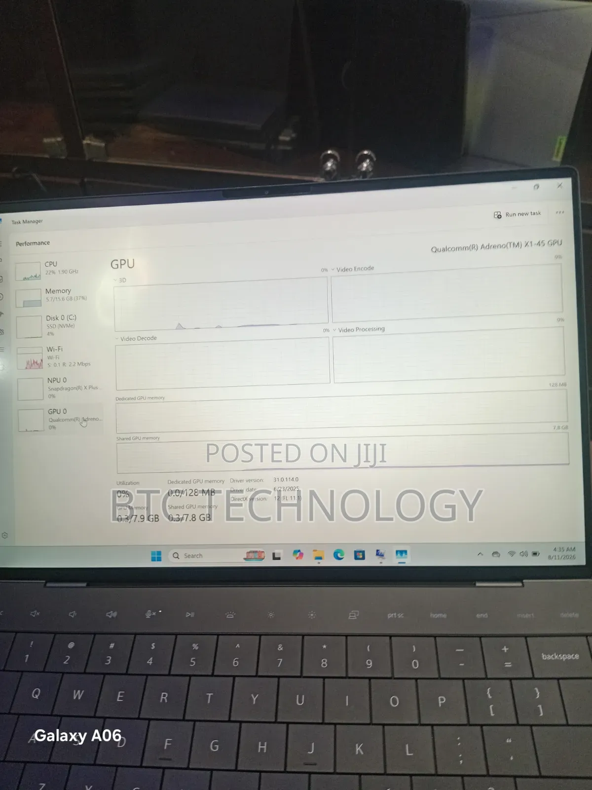 New Laptop Dell XPS 13 9345 16GB Qualcomm Snapdragon X Plus SSD 256GB