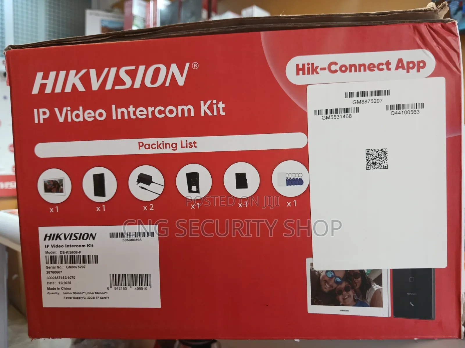 IP Video Intercom Kit DS-KIS608-P
