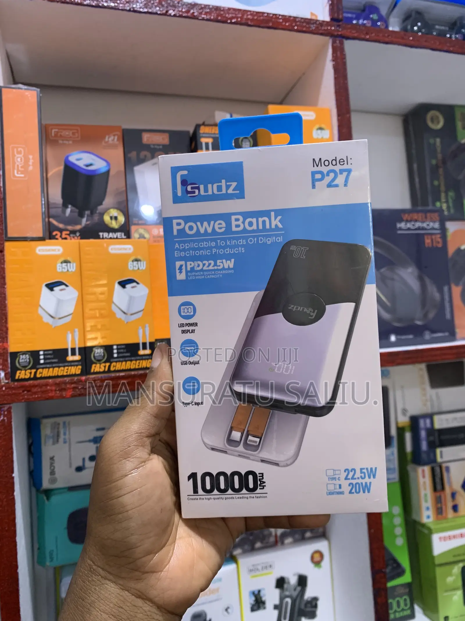 Original Fsudz 10000 Watts Power Bank