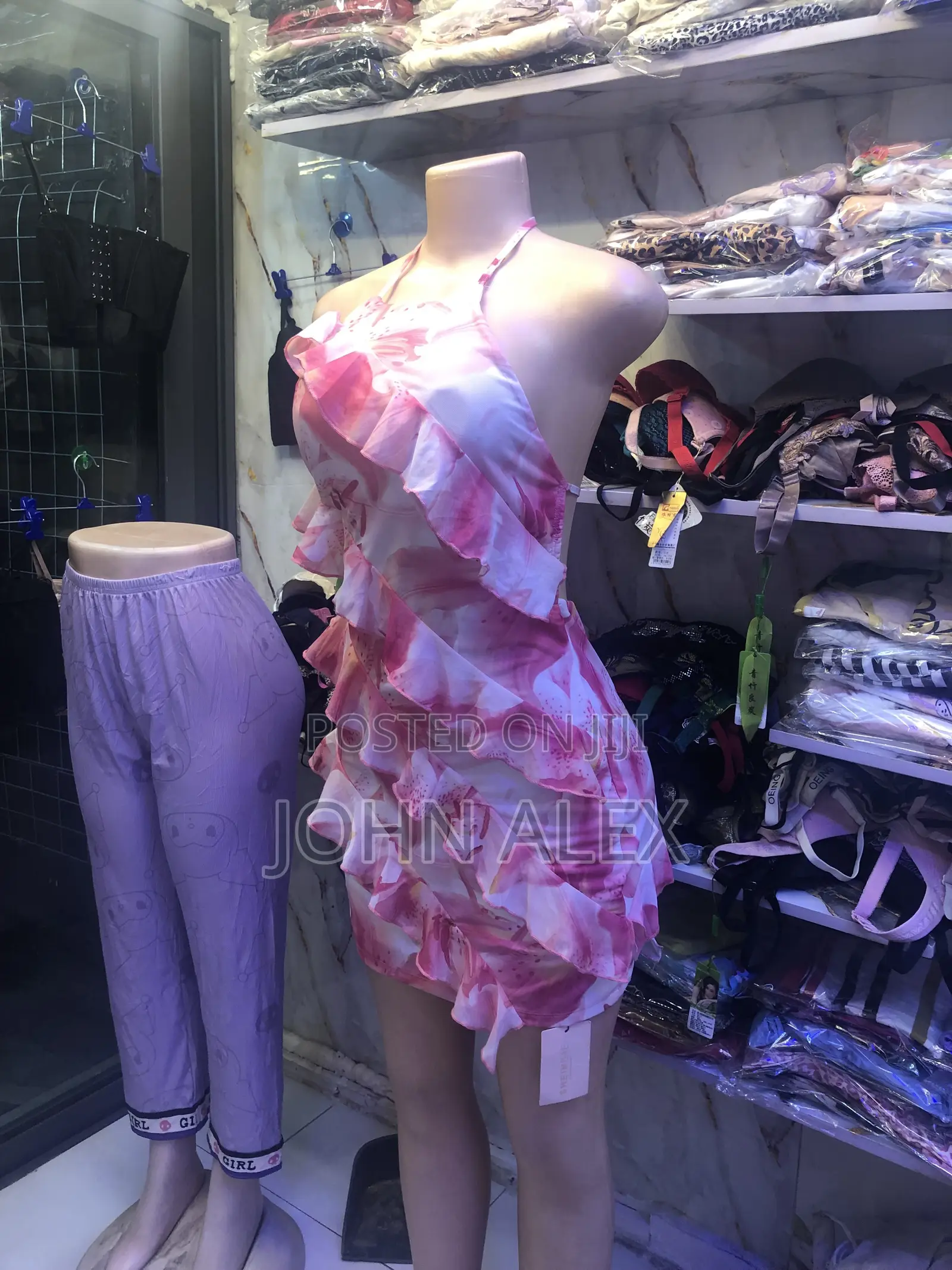 Nightgown and Bra