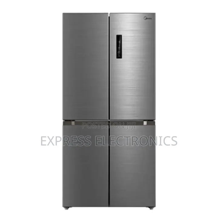 Lovely New Sliver Midea MDRF632FGN46D 474 Litre French Door Refrigera
