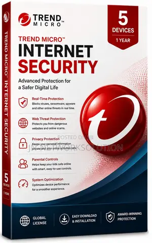 Trend Micro Internet Security 5 Devices/ 1 Year (GLOBAL)