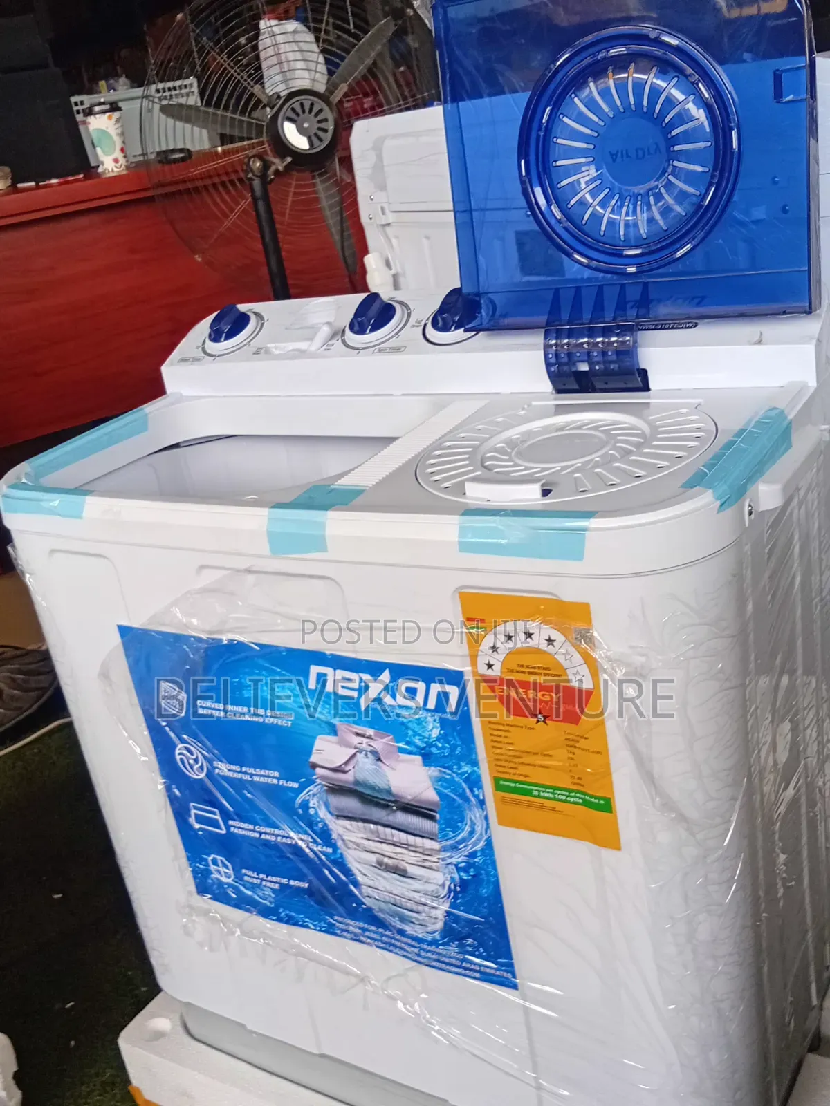 Nexon 7KG Twin Tub Washer – Strong Motor Spin Dryer 7kg