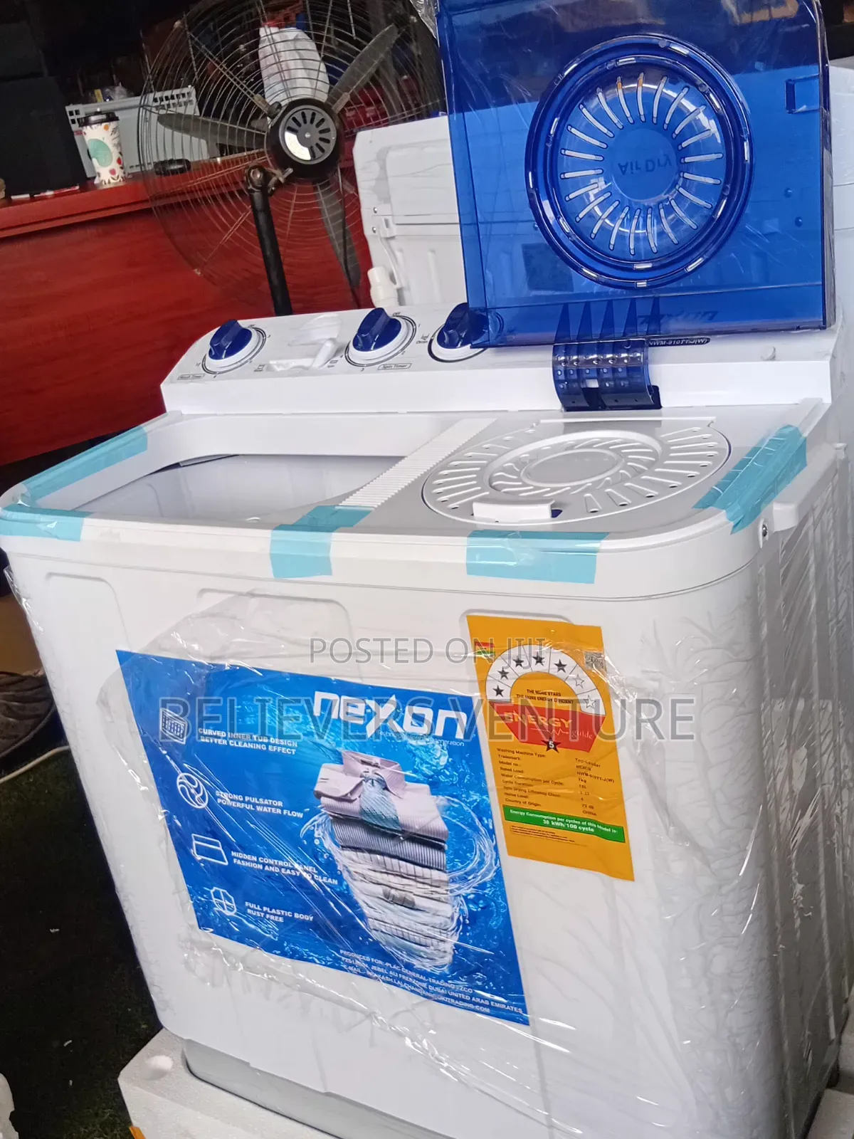Nexon 7KG Twin Tub Washer – Strong Motor Spin Dryer 7kg