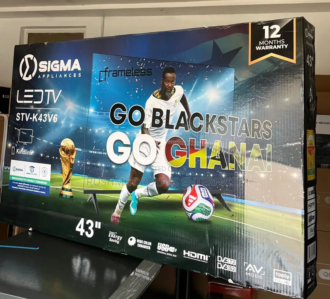 Upgrade Your Living Room With the Stunning Sigma 43" Smart TV