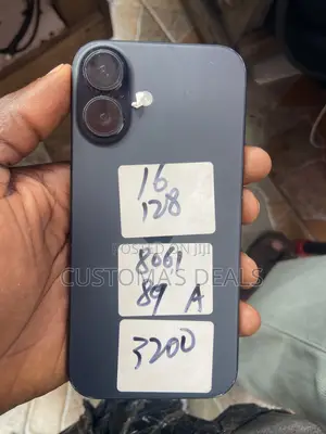 New Apple iPhone 16 128 GB Black