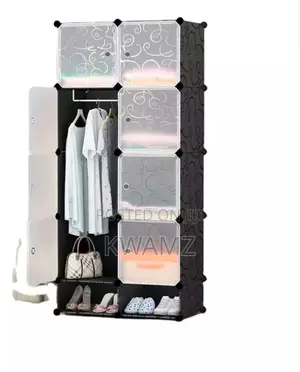 12 Cube Plastic Portable Wardrobe