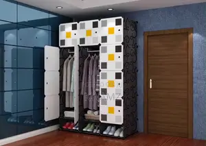 12 Cube Plastic Portable Wardrobe