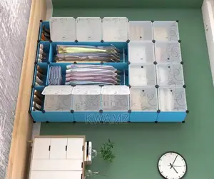 12 Cube Plastic Portable Wardrobe
