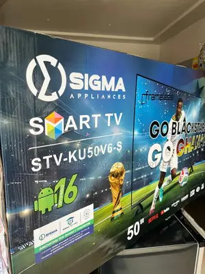 Brand New Sigma 50" Ultra HD Smart Frameless TV